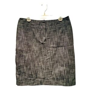 Classic Black Denim Skirt